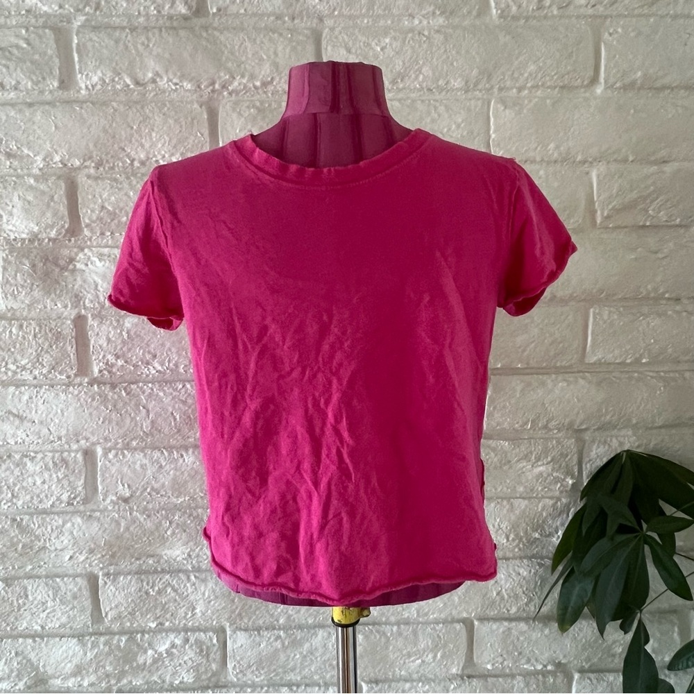 Maeve Fuchsia Short Sleeve Tee